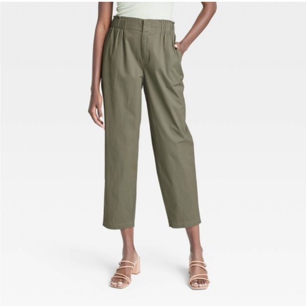 High Waisted Ankle Pants! Excellent Condition! A New Day by Target! Tan Color